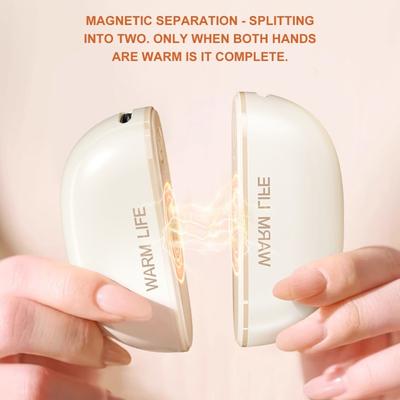 2 In 1 Portable Hand Warmers with USB Charging Magnetic Design for Continuous Warmth for Travel and Gifts