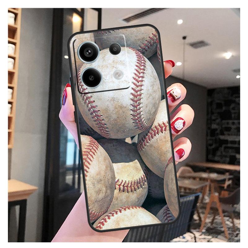 Baseball Case For Xiaomi Redmi 12 13 C 9C 10C Redmi Note 13 Pro 9 10 11 12 9S 10S 11S 12S Back Cover