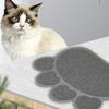 Cat Litter Mat Cat-Paw Shaped Waterproof Urine Proof Trapping Scatter Control Trapping Litter Mat Water Resistant