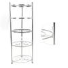 5 Tier Kitchen Pot Rack Stainless Steel Cookware Stand Storage Organizer Multi Layer Corner Shelf