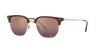 sunglasses RB4416 CLUBMASTER ROSE GOLD 53 NEW 6654G9 BORDEAUX ON polarized Ray-Ban