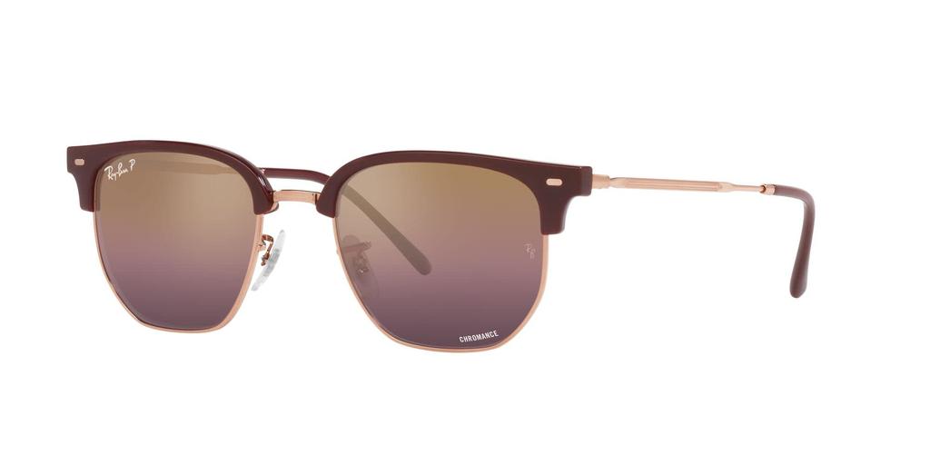 sunglasses RB4416 CLUBMASTER ROSE GOLD 53 NEW 6654G9 BORDEAUX ON polarized Ray-Ban