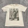 Unisex Shirt Cotton Oversize Large Size Comfort Colors Lana Del Rey White