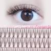 60 Bündel/Box 10D 0,1 mm Wimpernverlängerung Einzelwimpern Natürlicher Stil Einzelwimpern Handgefertigte Wimpernbündel