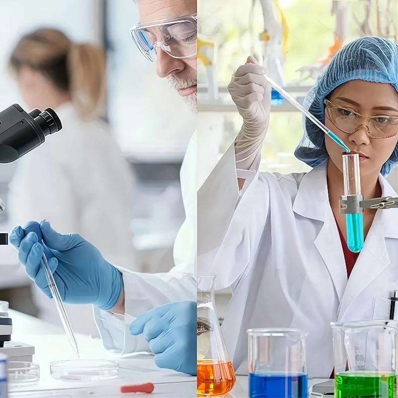 Glass Pipette and Dropper Set - 3ML/10ML with Glass Stirring Rod & Cleaning Brush (2PCS/4PCS),for Laboratory,Science Experiments