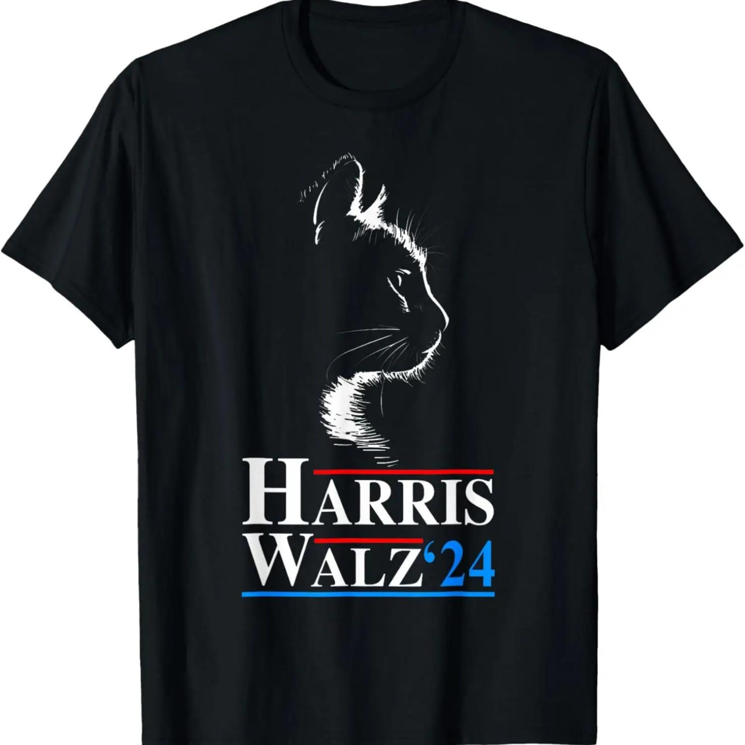 

Harris Waltz 2024 Election Kamala Harris Tim Waltz 2024 T-Shirt XXXXXL чёрный