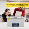 30L Ultrasonic Cleaner Dual Frequency Ultrasonic Cleaning Machine with Heater Jewelry Cleaner for Parts Jewelry Eyeglass Ring Denture Record Circuit