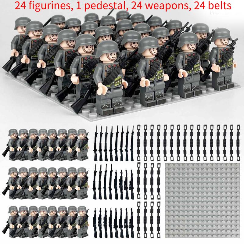 Building Army Square Block Toy Set Classic And Exquisite Particle Square Doll