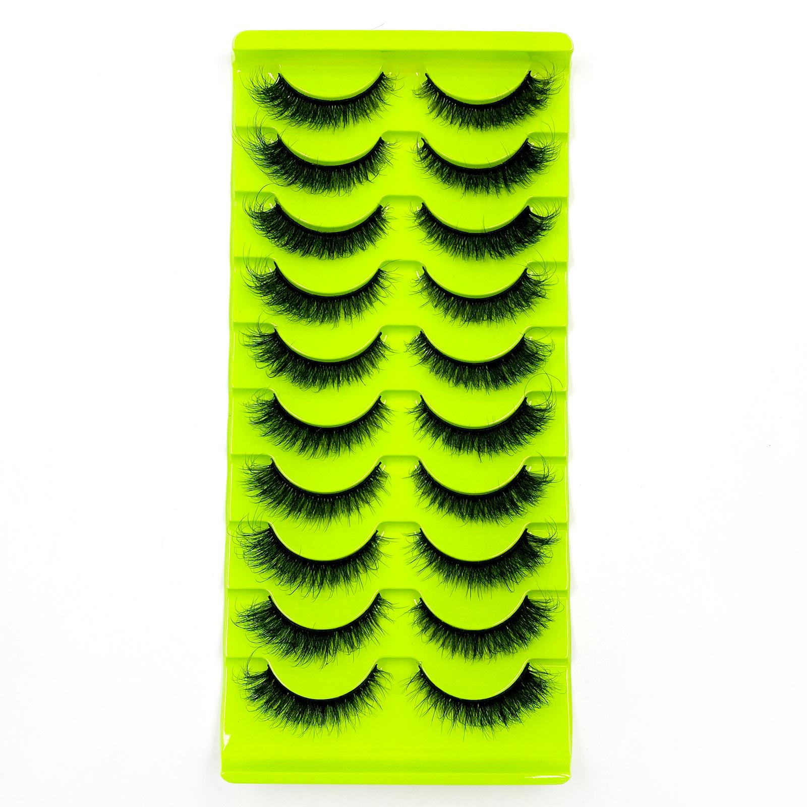 Explosive Style 3D Fox Eye Fluffy Messy False Eyelashes