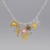 Golden Fish Marine Organism Charms Metal Scallop DIY Jewelry Accessories  Daily