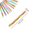 Lotus Cat Spring Tube Toy, 10pcs Cat Interactive Toy, Colorful Cat Toys for Indoor Cats, Telescopic Mesh Pole Cat Jumping Toy Flexible & Swat Cat