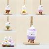 Tea Cup Milk Backpack Decor Stuffed Toy Pp Cotton Short Plush Keychain For Kids