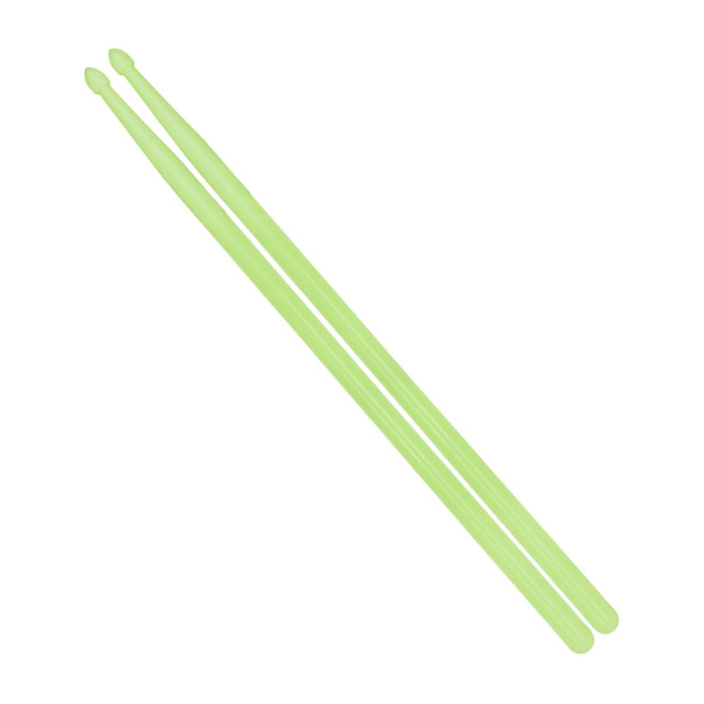 5A Fluorescent Drum Stick Glow In The Dark Light Up Drum Sticks Wear Resist Jazz Drum Stick for Stage Performance Tool
