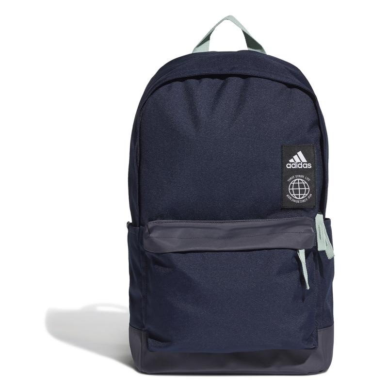 

Adidas Рюкзак полиэстеровый обычный унисекс темно-синий Adidas FJ9279 темно-синий