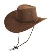 Men S Wide Brim Cowboy Hat Outdoor Sun Protection