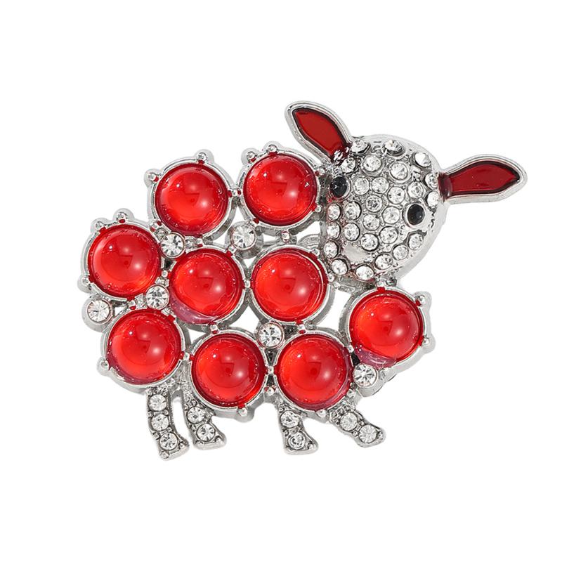Luxury Sheep Themed Brooches For Men And Women Fashion Jewelry Accessories Couple Party Gifts