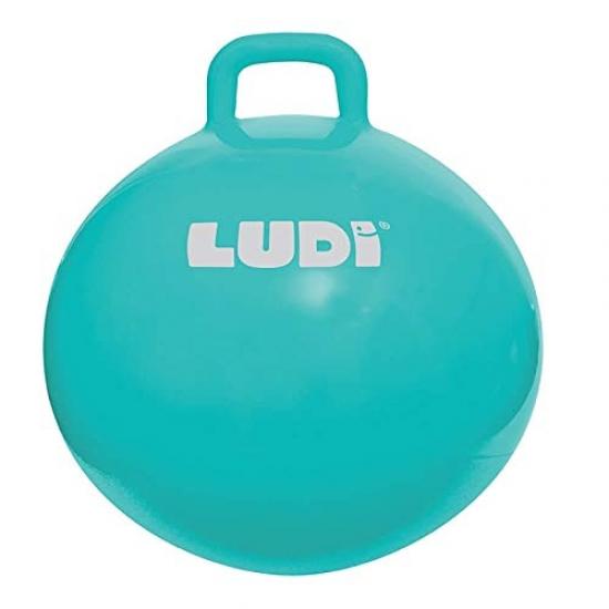 Buy Ludi Jumping Ball Xxl Blue Adapted Handle Large Inflatable Ball