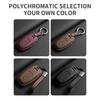 Leather Car Key Case Cover For A4L A5 Q7 TT TTS A3 A4 B9 A6 A7 4K A8 E-tron Q5 Q8 C8 D5 SQ8 Car Keychain Accessories
