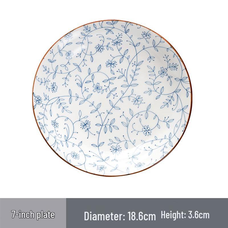 Ru Han Japanese Style Ceramic Dinner Plates