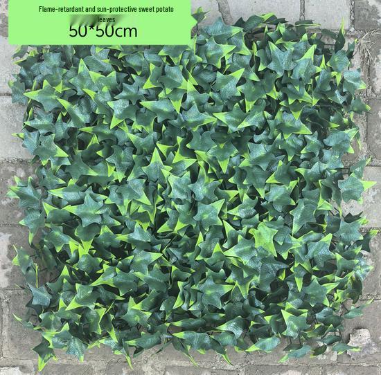 Flame-Retardant Green Wall: Anti-Aging Lawn Decoration for Malls & Backgrounds