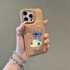 Stupid Stitch Is Suitable for Apple 17 Mobile Phone Case Iphone16pro15 Leather Pattern 14 Air Cushion 13/12 Anti-drop.