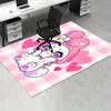 Office Rug Kawaii, Bunny Anti-Slip Rug, Machine Washable for Living Room, Bedroom, Office, Multiple Sizes, Bedroom Mat, Decorative Mat, Durable Mat, L