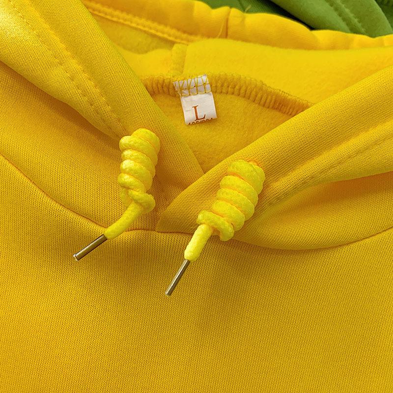 New Cartoon Print Hoodie: Couples' Plus Velvet Autumn/Winter Sweatshirt - Casual Versatile Pullover