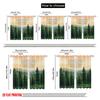 2pcs 2D Flat Printing Drapes Philippians 4 6-7 Peace Greeting Polyester Without Electricity Birthday Party Use for Decorations