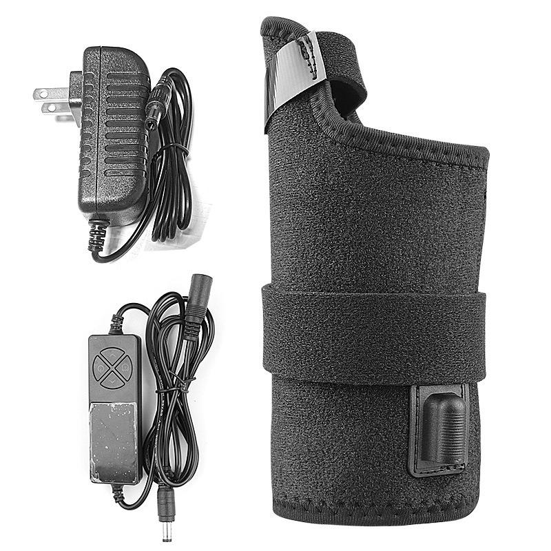Heating Wrist Guard 12V Socket with Thermostat Plug-in Heating and Warmth Thumb Wrist Guard Strap Pressurized Protective Gear