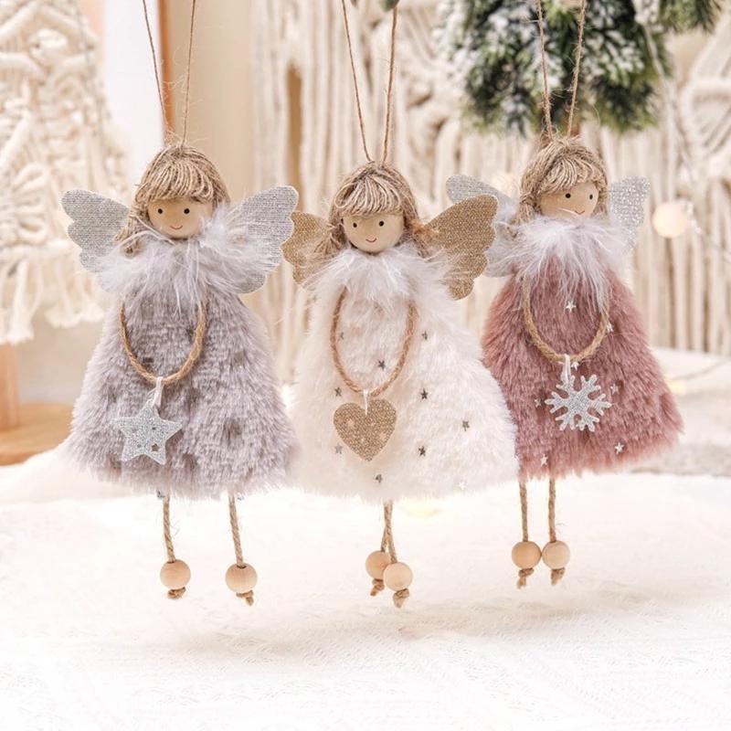 2026 New Creative Christmas Angel Pendants Christmas Tree Decorations New Year 2026 Gifts Christmas Tree Hanging Ornaments