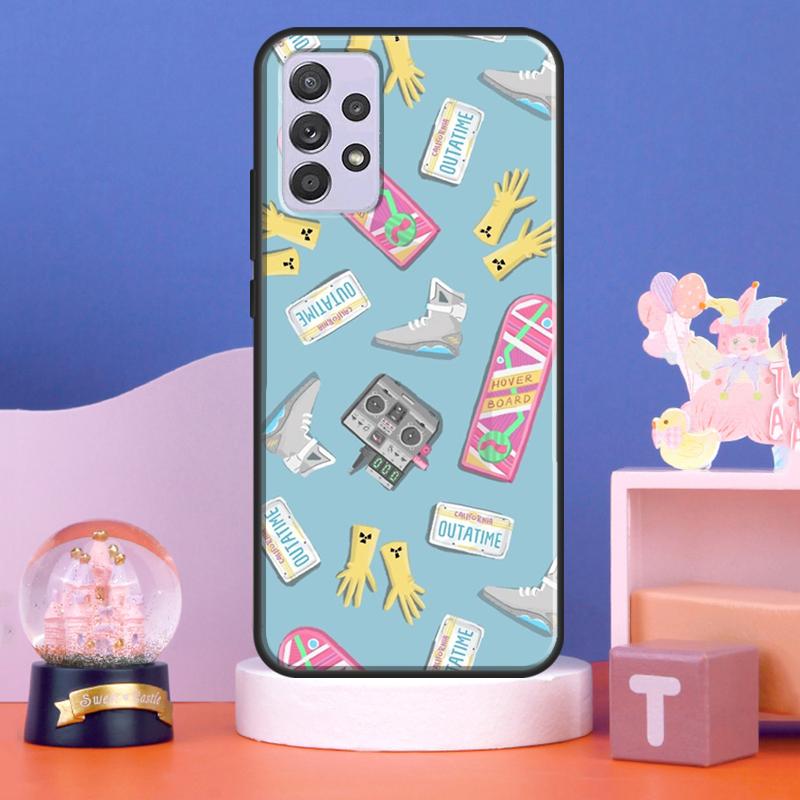 Back To the Future Car Case For Samsung Galaxy A15 A35 A55 A56 A06 A16 A26 A36 A32 A52 A13 A33 A53 A14 A34 A54 A17