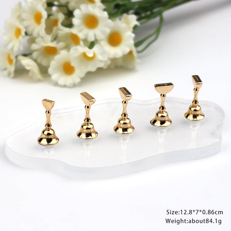 

Радужный акриловый держатель для ногтей Аврора, подставка для демонстрации волнистых типсов