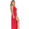 Women S Deep V Split Bandage Long Dress For Nightclub Party