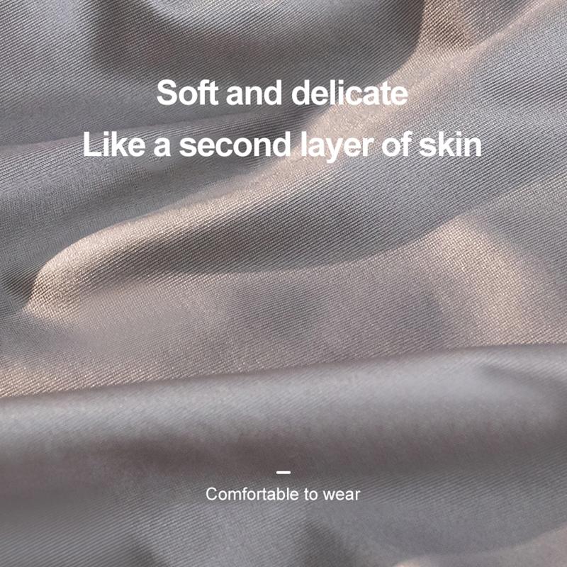 1 Stück Eis-Seide Slips Luxus Unterhosen Dessous Bequeme Dreiecks-Slips Atmungsaktive Nylon Damenunterwäsche Einfarbig