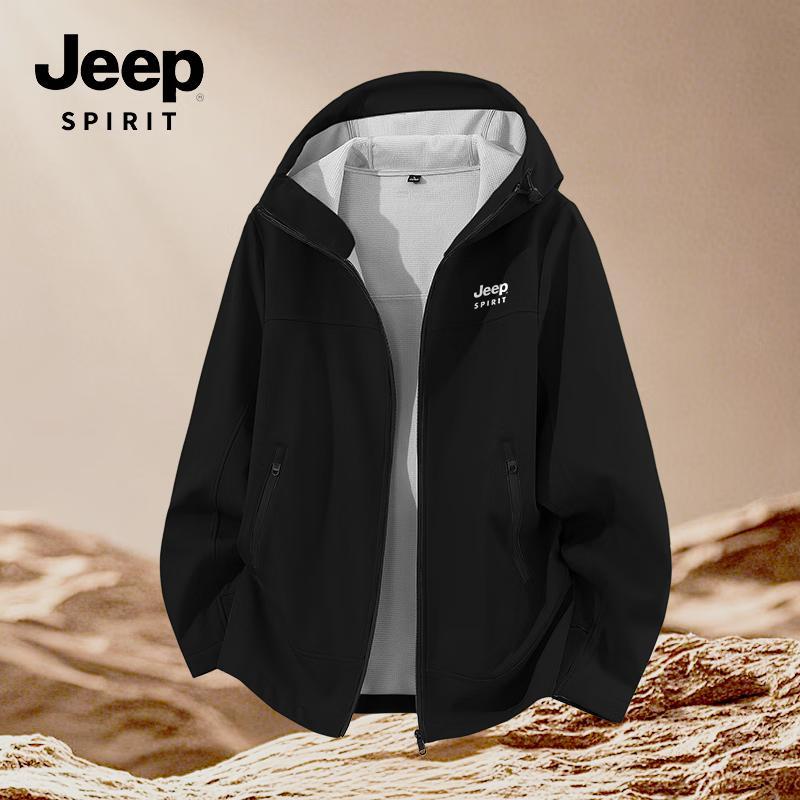 

JEEP SPIRIT Men s Warm Soft Shell Outdoor Jacket M