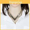 V Shaped Fashionable Women Metal Collar Necklace For Fashion Enthusiasts