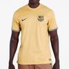 Nike Barcelona 22/23 Season Away Game Short Sleeve Soccer Jersey Men Tops Yellow DJ7675-715