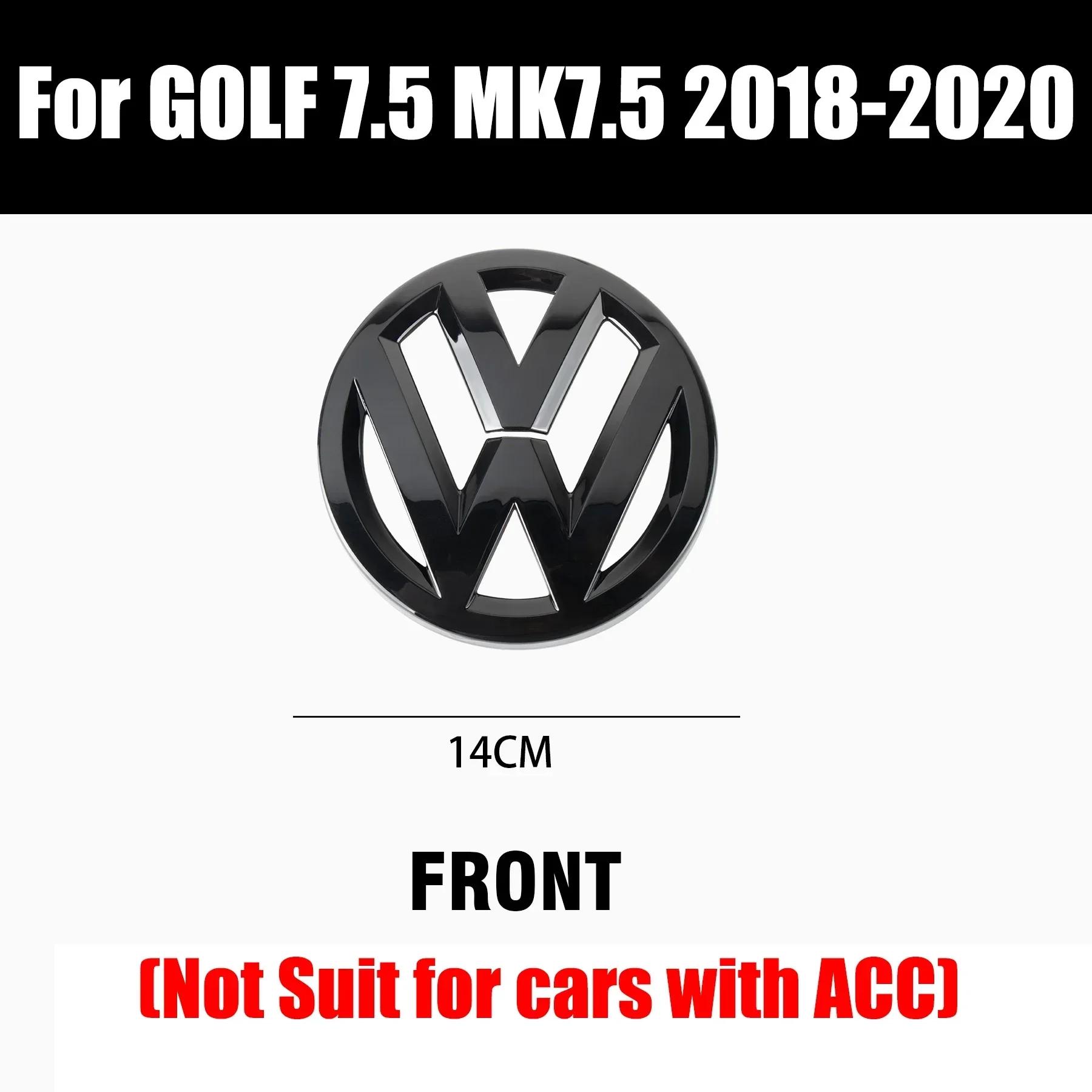 

For VW New Non-destructive Car Front Radiateor Badge Stickers Rear Trunk Lid Badge Decal For Volkswagen Golf 7.5 VW MK7.5 2018