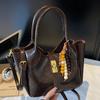 Women's Bag Fashion Retro Hugh Commuter Handbag Simple Vegetable Basket Bag 2025 New Trend Fashion Messenger Bag