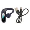 Bluetooth Earpiece V5.3 Noise Cancelling Hands Free Earphone Ultralight Portable 180 Degree Rotatable Mic for Business