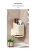 Wall-Mounted Anti-Mildew Chopstick and Utensil Holder With Draining Shelf.