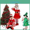 Betoverende Kerstboom Kostuums voor Meisjes Gezellige Kinder Cosplay Jurk Met Charmante Hoed
