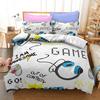 3d Digital Gamer Bedding Set Quilt Cover With Pillowcases Twin 2/3Pcs Video Game Comforter Cover Full Queen King Double Size