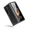 VIETAO Crazy Horse Plain PU Leather Mobile Phone Case with Temper Glass for Samsung Galaxy Z Fold 6 Fold 5 Fold 4 Fold 3 Fold 2