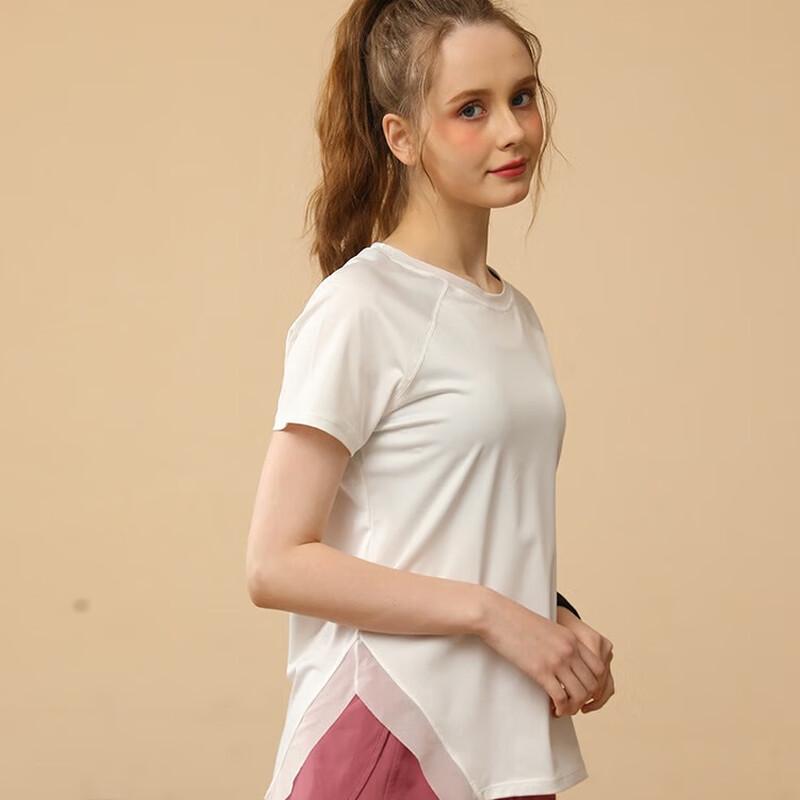 Damen Kurzarm Sport-T-Shirt mit Mesh für schnelles Trocknen