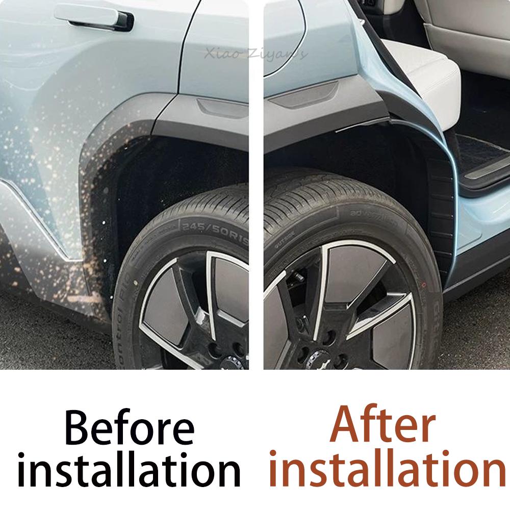 For Geely Haoyue Okavango Proton X90 VX11 2020~2026 Car Mudguard Liner Inner Side Splash Protector Rear Wheel Splash Accessories