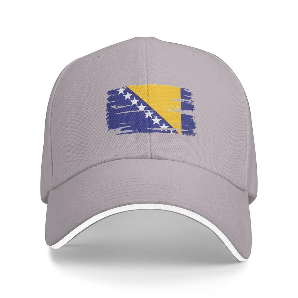 Bosnia Flag Symbol Casual Baseball Cap Outdoor Sport Hip Hop Hats Summer Hot Sale Unisex Unisex Vintage Baseball Caps