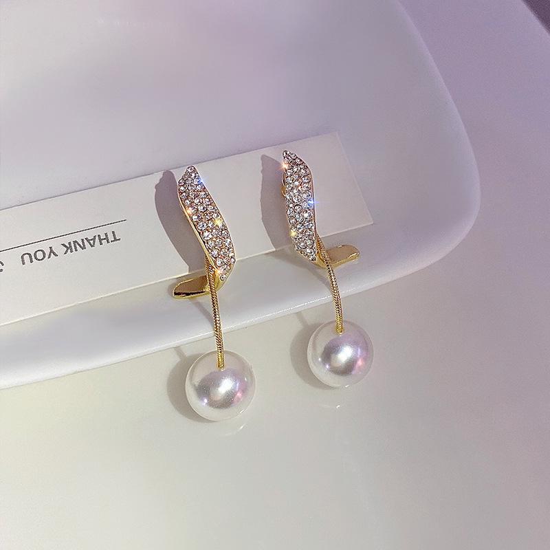 Boucles d'oreilles de luxe tendance 2024 accrocheuses pour femmes: Boucles d'oreilles à clous tendance et polyvalentes pour l'automne et l'hiver