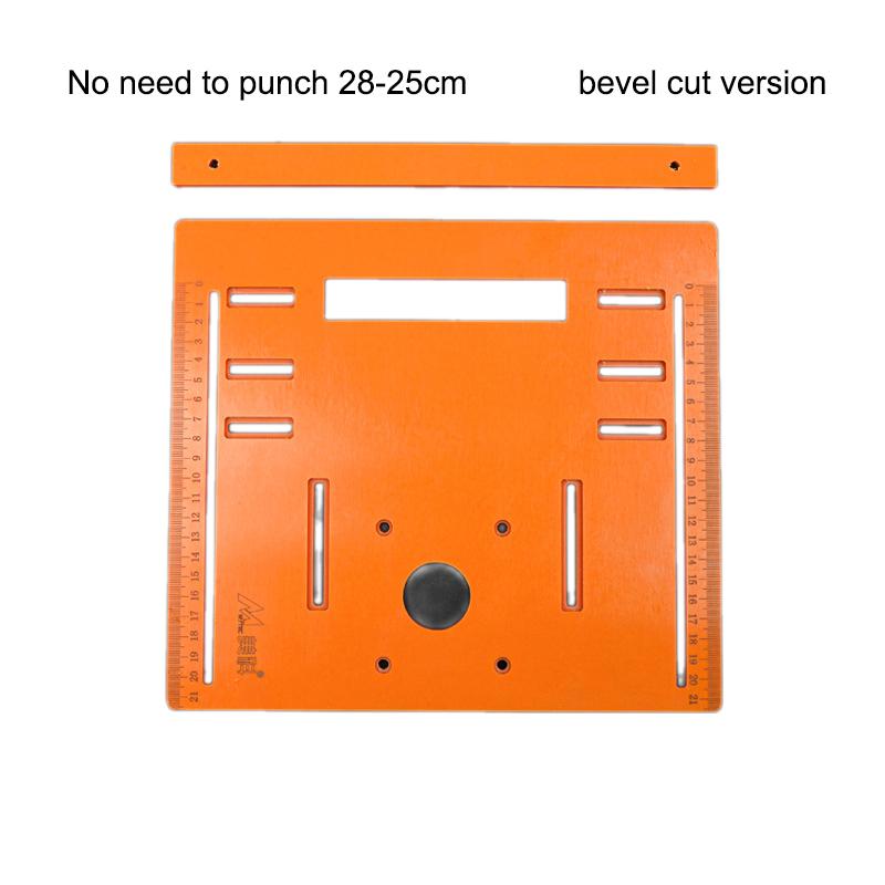 

1 шт. Направляющая шина для циркулярной пилы, нижняя пластина, регулируемая, для режущей машины, ручной пилы, опорная, горная, для деревообработки, аксессуары для верстака