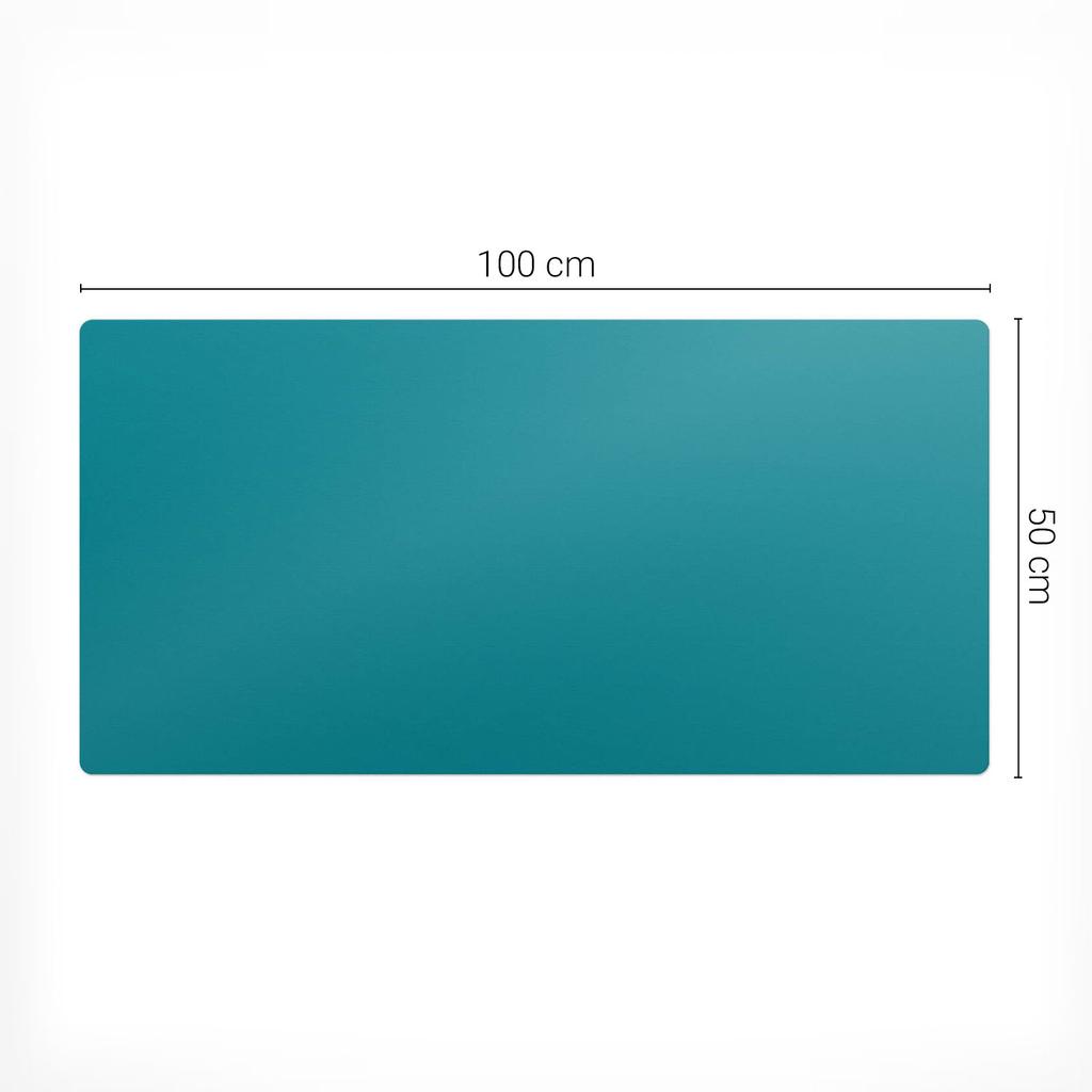 Gamingowa Mata Ochronna Pod Klawiaturę I Myszkę Kolor Turkusowy 100X50 Cm
